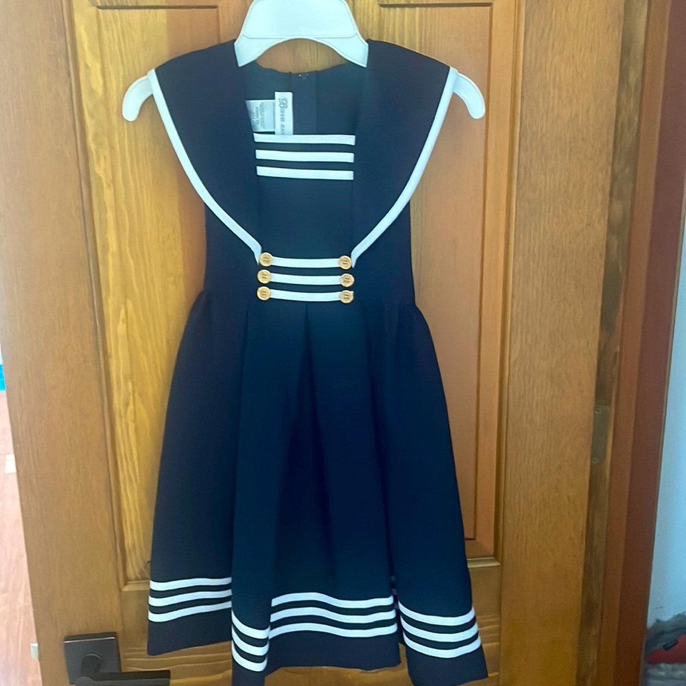 NWT Sweet Sailor inspired dress for girls (6x)